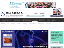 Tablet Screenshot of pharmaboardroom.com